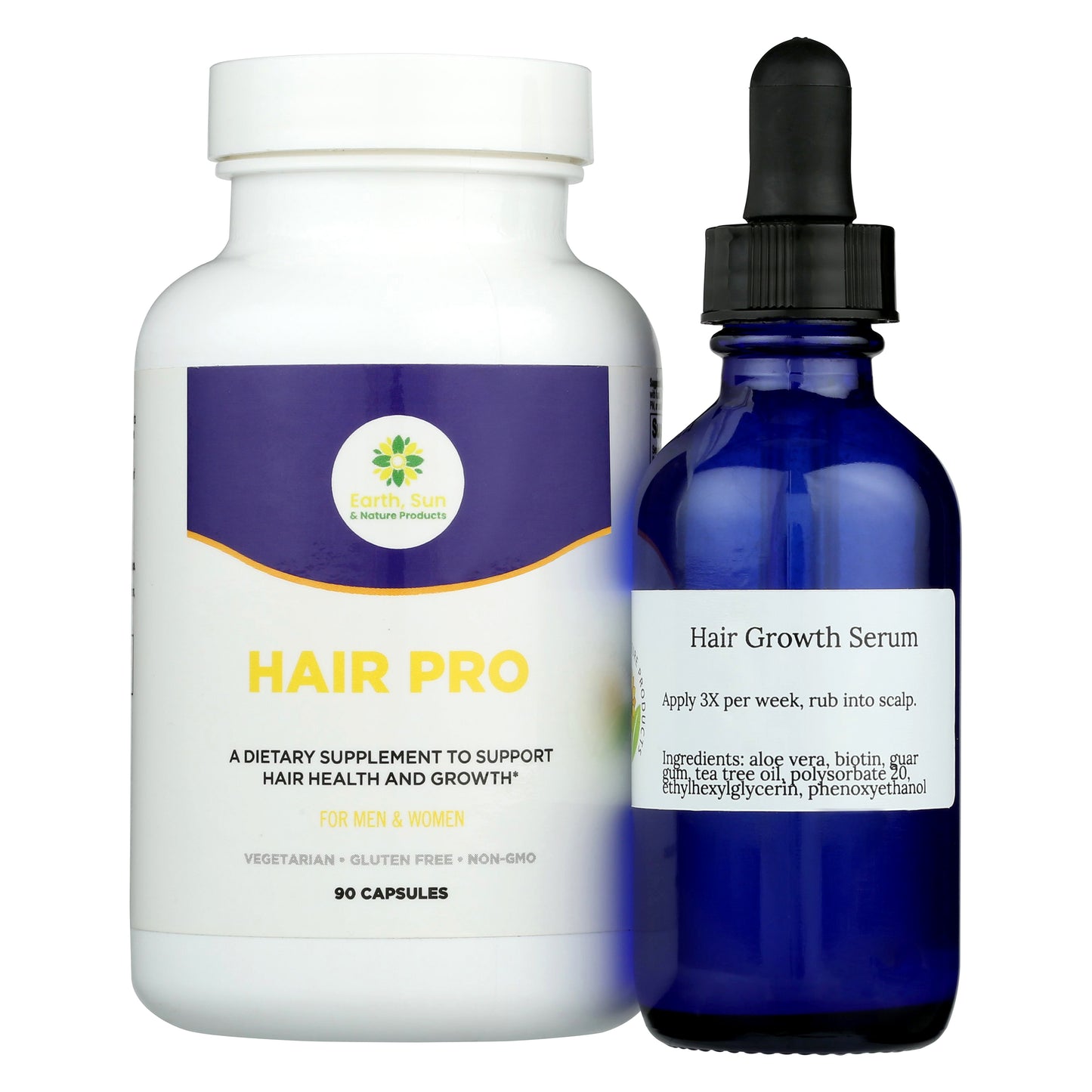 Hair Growth Supplement & Serum